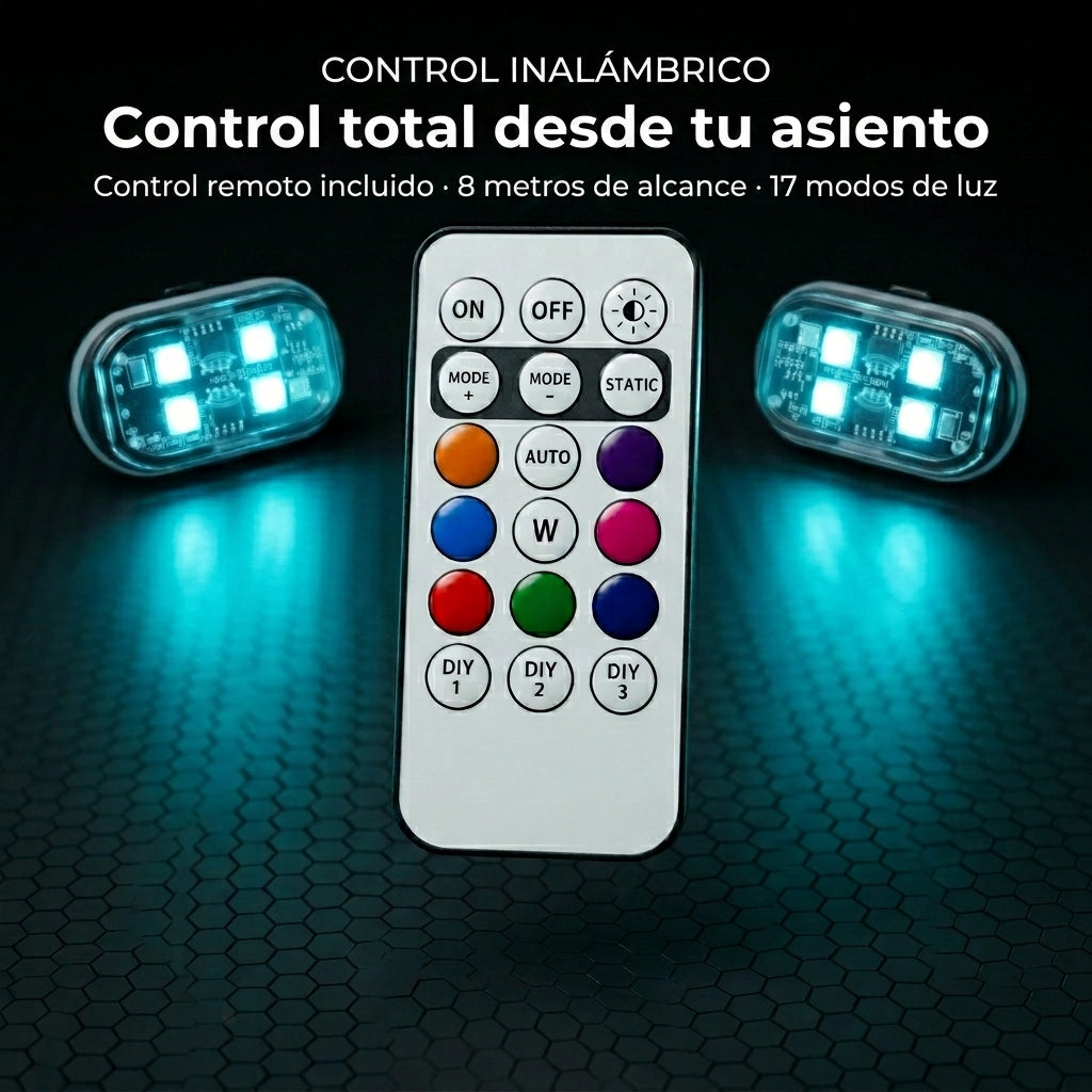 Luz LED Ambiental Interior Autos